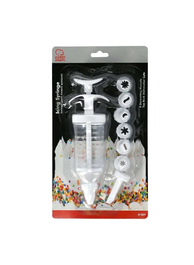 Chef Craft Icing Syringe White 10 Inch 21229