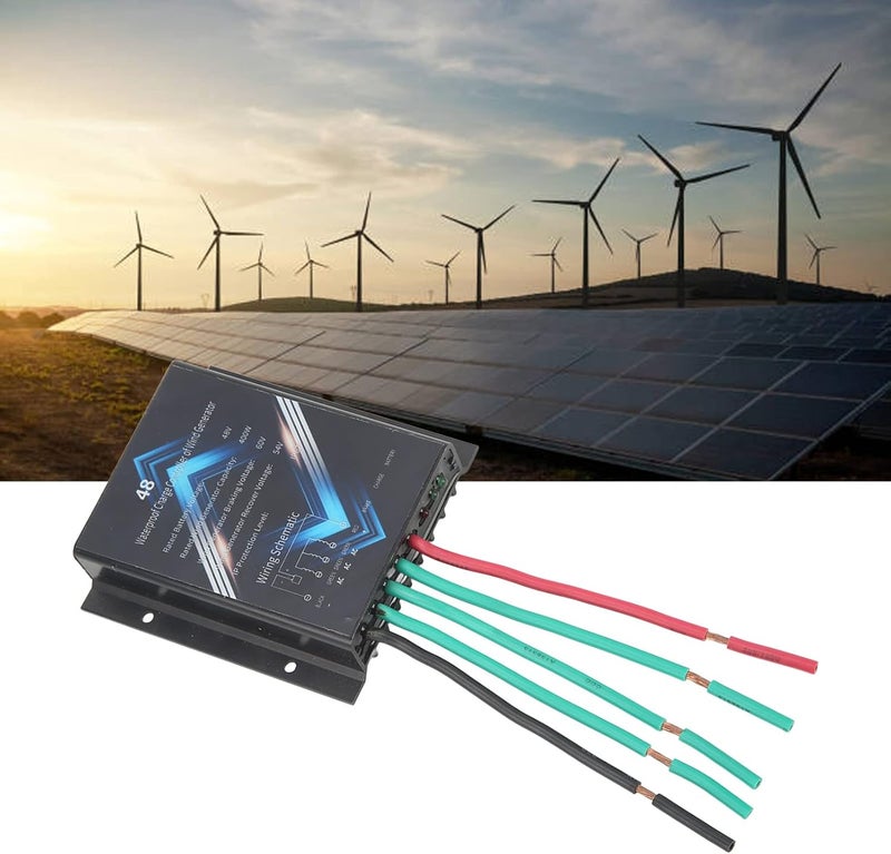 Wind Generator Controller 400W 48V, Aluminum Alloy Housing, Waterproof IP67 Charge Regulator - Automatic Charging, High Heat Dissipation, Ideal for Wind Power Systems - Image 4
