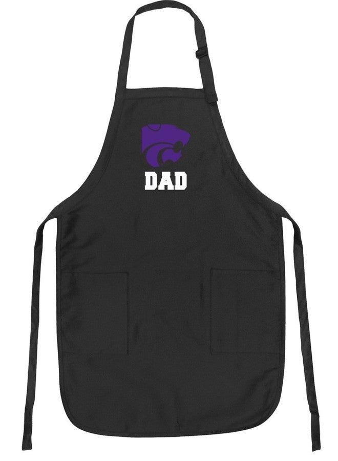 Broad Bay Kansas State Dad Aprons K-State Dad w/Pockets Grilling Gift Him Men - Image 1