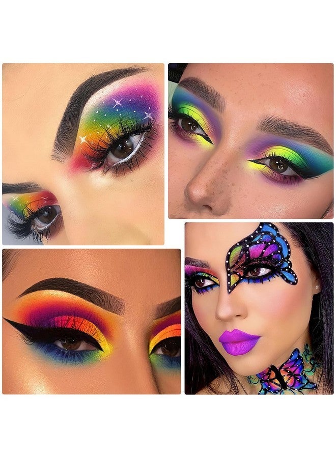 درمود مسحوق صبغة نينو للأظافر، 12 لونًا من مسحوق صبغة الراتينج قوس قزح الفلوري لأظافر الدخان المتدرجة الأكريليكية، مسحوق صبغة الطلاء عالي اللمعان لمكياج الهالوين وظلال العيون ومانيكير - Image 5