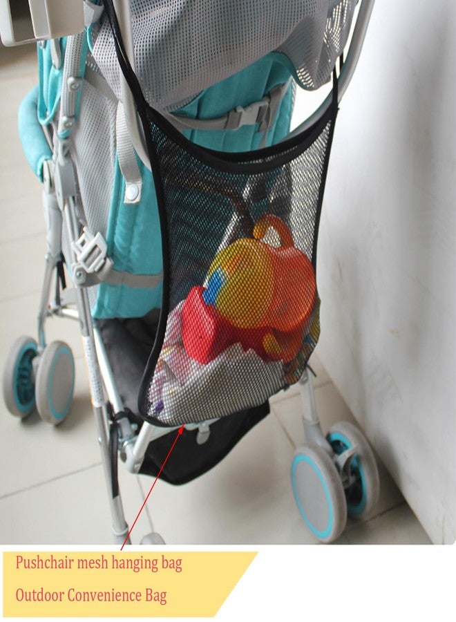 HOINCO Universal Baby Stroller Organizer，with Heightened Insulated Cup Holder,Detachable Phone Bag,Shoulder Strap and Mesh Bag，Fits Most Strollers. - Image 5