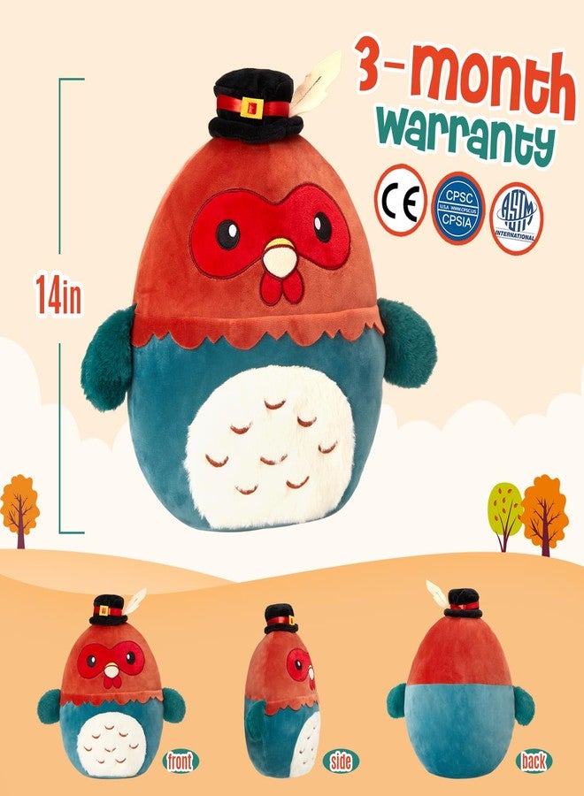 CozyWorld وسادة دجاجة عيد الفصح المحشوة من كوزي وورلد 12 بوصة، لعبة دجاج ناعمة محشوة، هدايا وسادة دافئة لطيفة للأولاد والبنات وزينة منزلية - Image 3