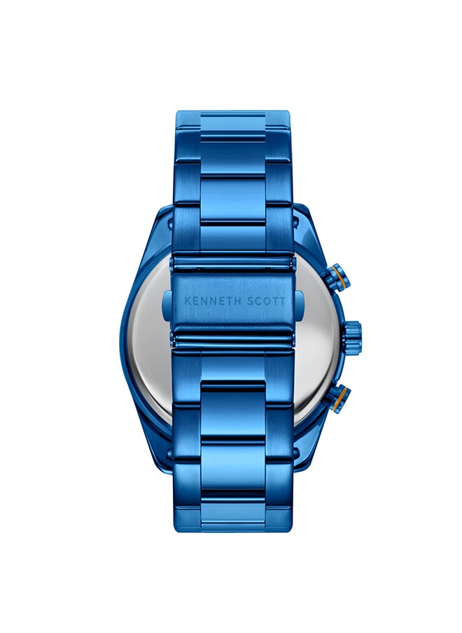 KENNETH SCOTT Men's Stainless Steel Multi Function Watch K24117-NBNN - 47 mm  - Image 2