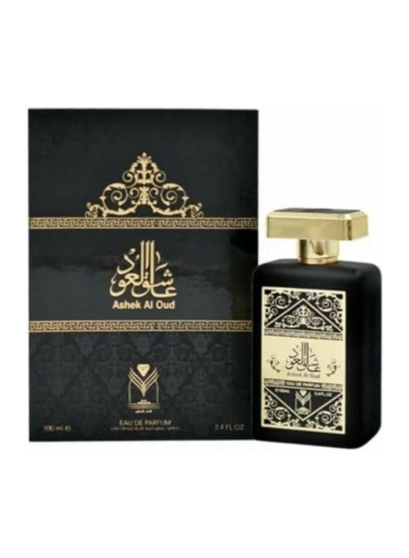 ALMAS PERFUMES Ashek Al Oud Unisex EDP 100ml - Image 1