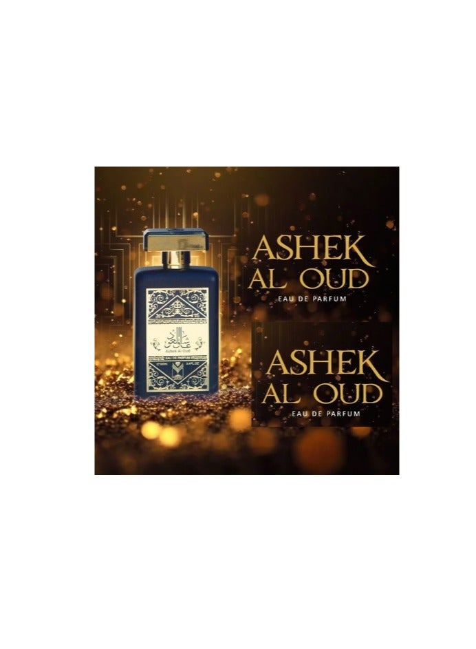 ALMAS PERFUMES Ashek Al Oud Unisex EDP 100ml - Image 2