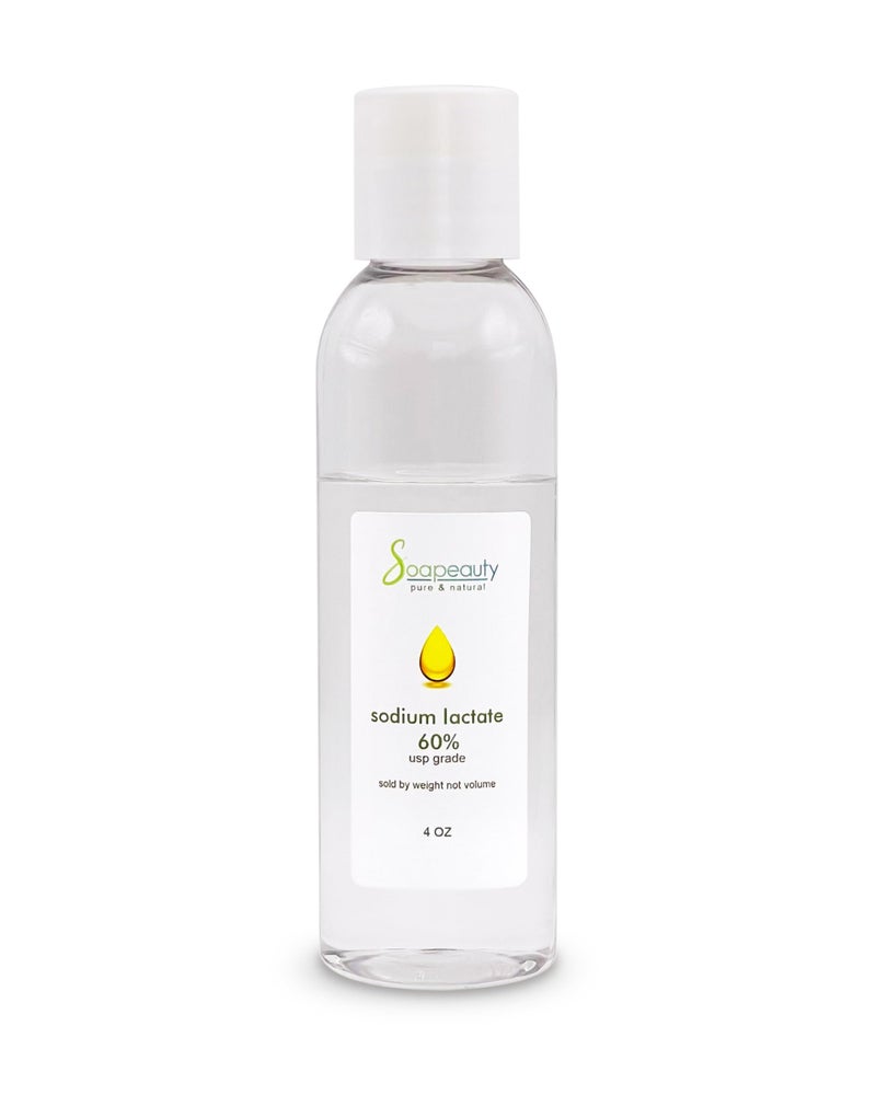 Soapeauty SODIUM LACTATE for Soap Making & Lotions | 60% USP Pure Natural Preservative | Harder Bar of Soap, Bigger Yield, Faster Cure Time, Provides Moisture | 4 oz - Image 1