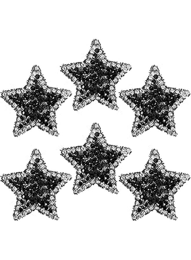 6pcs Rhinestone Appliques Sewing Patches for Clothing Repair DIY Bag Decoration Wear Resistant - Image 1