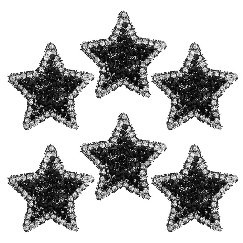 6pcs Rhinestone Appliques Sewing Patches for Clothing Repair DIY Bag Decoration Wear Resistant - Image 2