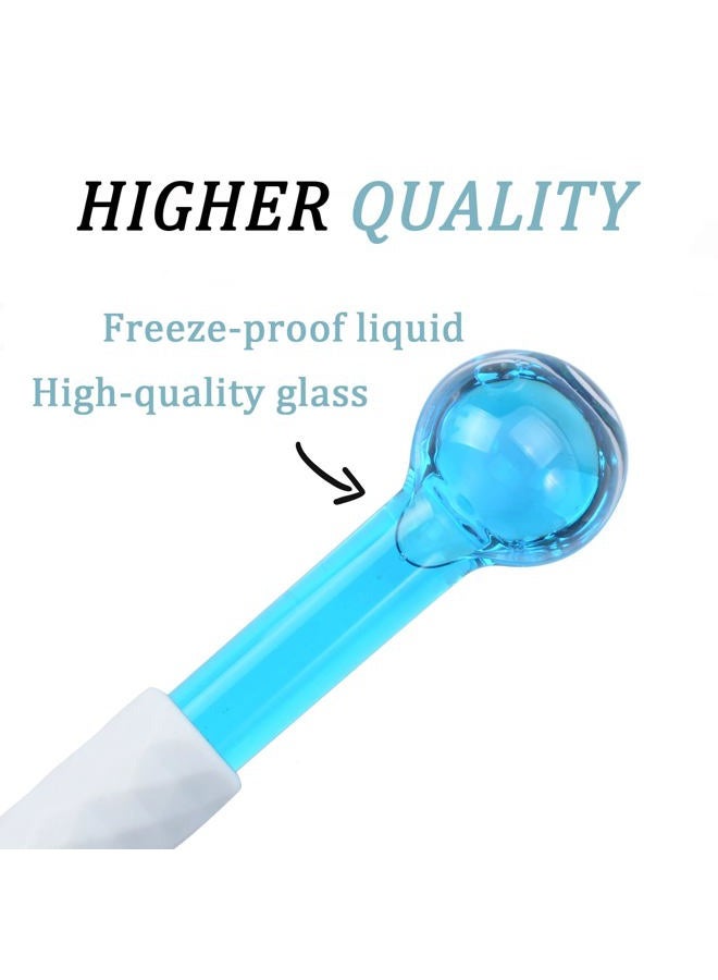 CIBLUTY ICE Globes Small Balls for Eyes, 2 PCS Blue Facial Globes for Massage Tool, Facial Roller Cold Skin Massagers, Tighten Skin, Reduce Puffiness and Dark Circles, Enhance Circulation - Image 4