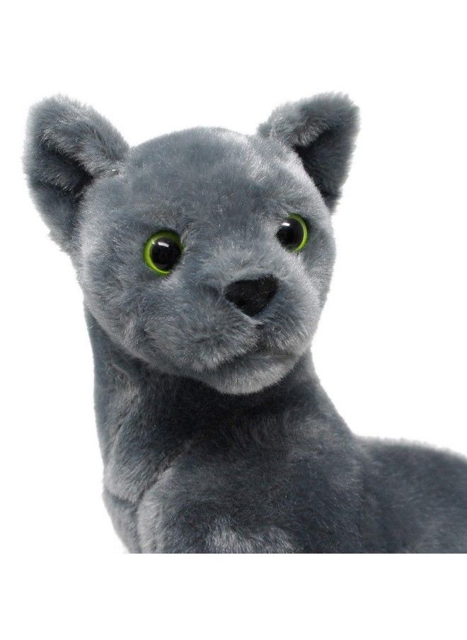 VIAHART - Rae The Russian Blue Cat 12 Inch Grey Stuffed Animal Plush Gray Cat By Tiger Tale Toys - Image 1