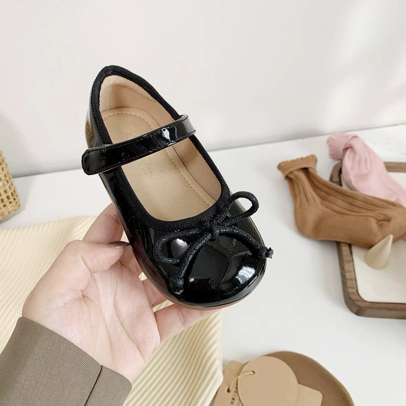 Girls'' Leather Shoes Spring and Autumn 2026 New Model Children''s Princess Shoes Little Girl Grandma Flats Silver Soft-Soled Baby Shoes - Image 3