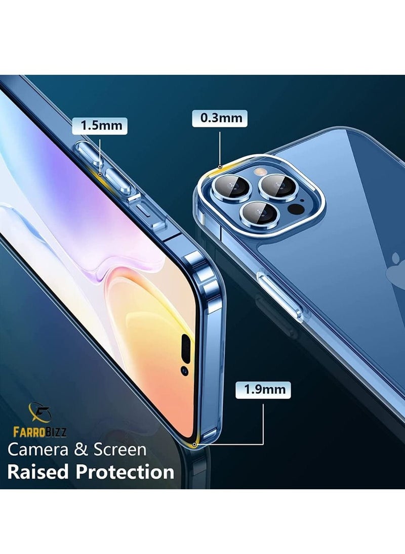 Generic - iPhone 14 Pro Max Case Clear, Anti-Yellowing Transparent Shockproof Protective - Image 1