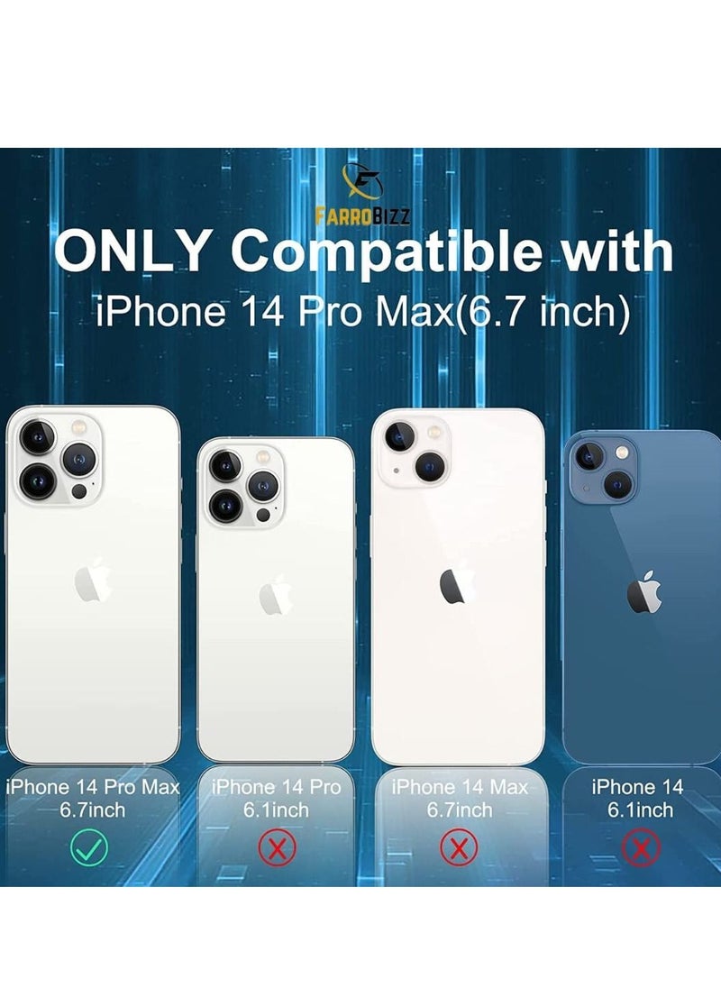 Generic - iPhone 14 Pro Max Case Clear, Anti-Yellowing Transparent Shockproof Protective - Image 1
