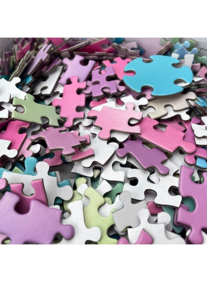 Custom 500 Pieces Of Gradient Round Jigsaw E-commerce Color Cognitive Educational Toys Jigsaw Puzzle-Colour:Color Gradient Stripes - Image 5