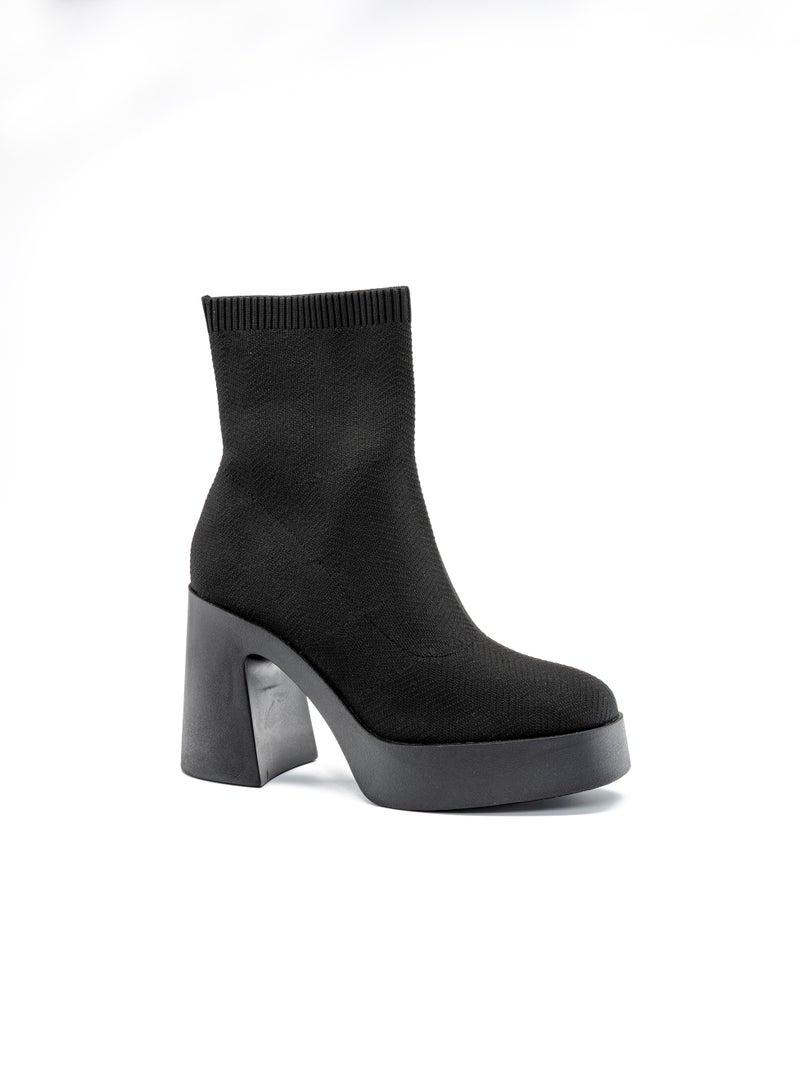 Bata Platform Block Heel Ankle Boots - Image 2