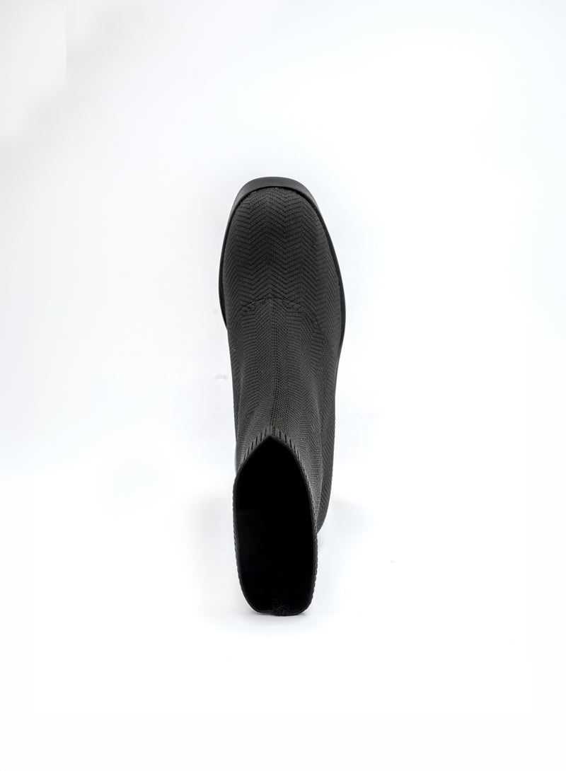 Bata Platform Block Heel Ankle Boots - Image 3