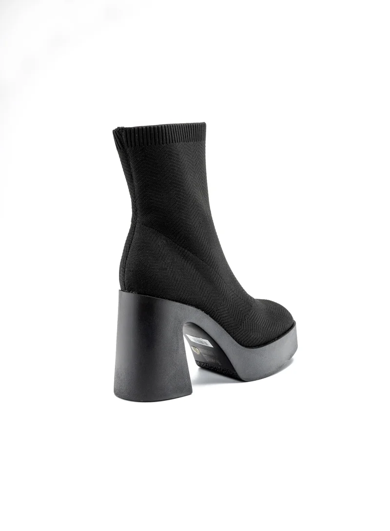 Bata  Platform Block Heel Ankle Boots for Women | Best Price UAE