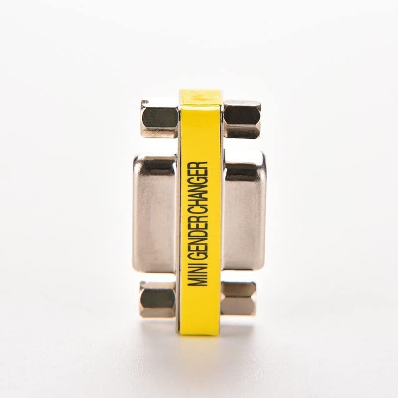 fdealz [ 5 Pieces ] VGA M/M Coupler, HD15 VGA SVGA Male to Male Mini Gender Changer Coupler Adapter HD-15 - Image 4