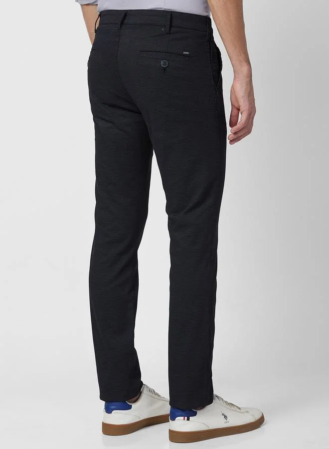 Integriti Textured Slim Fit Pants by Styli