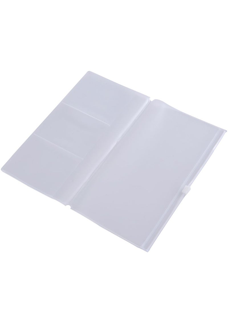 newestor newestor Kraft File Folder + Zipper Pouch & Card Sleeve Travel Accessories Kit for Standard Size Travelers Notebook, 4.25"x8.25"  - Image 3