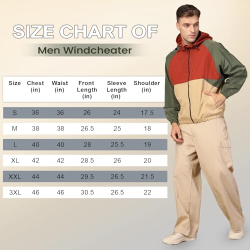 CHKOKKO Sunscreen Jacket for Men Windcheater Hooded Zipper Sports Jacket | UV Protection | Sun Protective | Lightweight Water Resistant | Riding Biker | Outdoor Travel Gym Running - Image 4