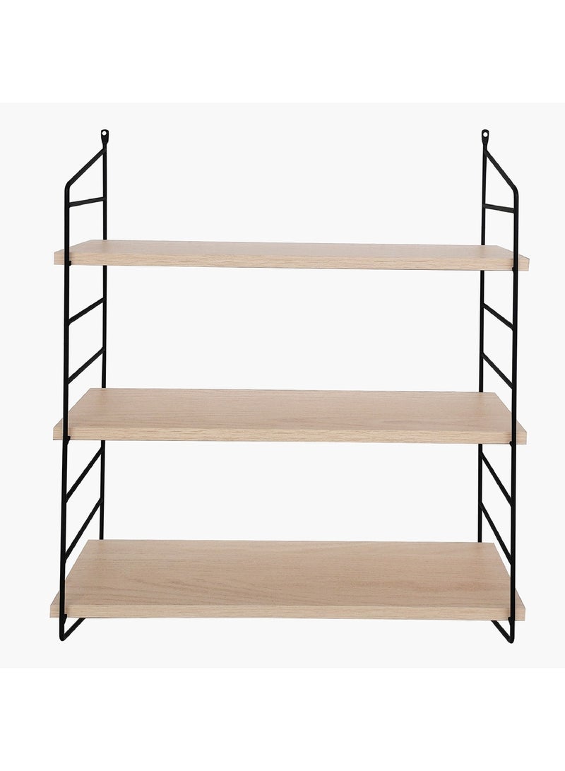 Home Box Urban 3-Tier Metal Shelf 60 x 70 x 17 cm - Image 3