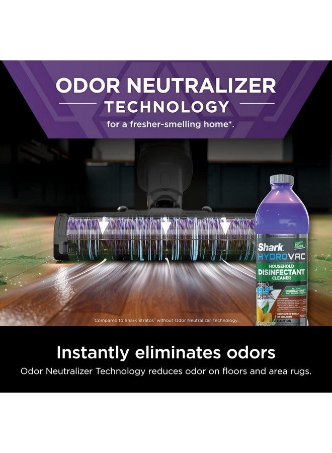 Shark منظف مطهر منزلي من شارب هايدرو فاك، يقضي على 99.9% من البكتيريا والفيروسات، متوافق مع منظفات شارب هايدرو فاك 3 في 1 متعددة الأسطح على الأرضيات الصلبة، الحجر، اللامينيت والبلاط، بنفسجي، WDCD60 - Image 2