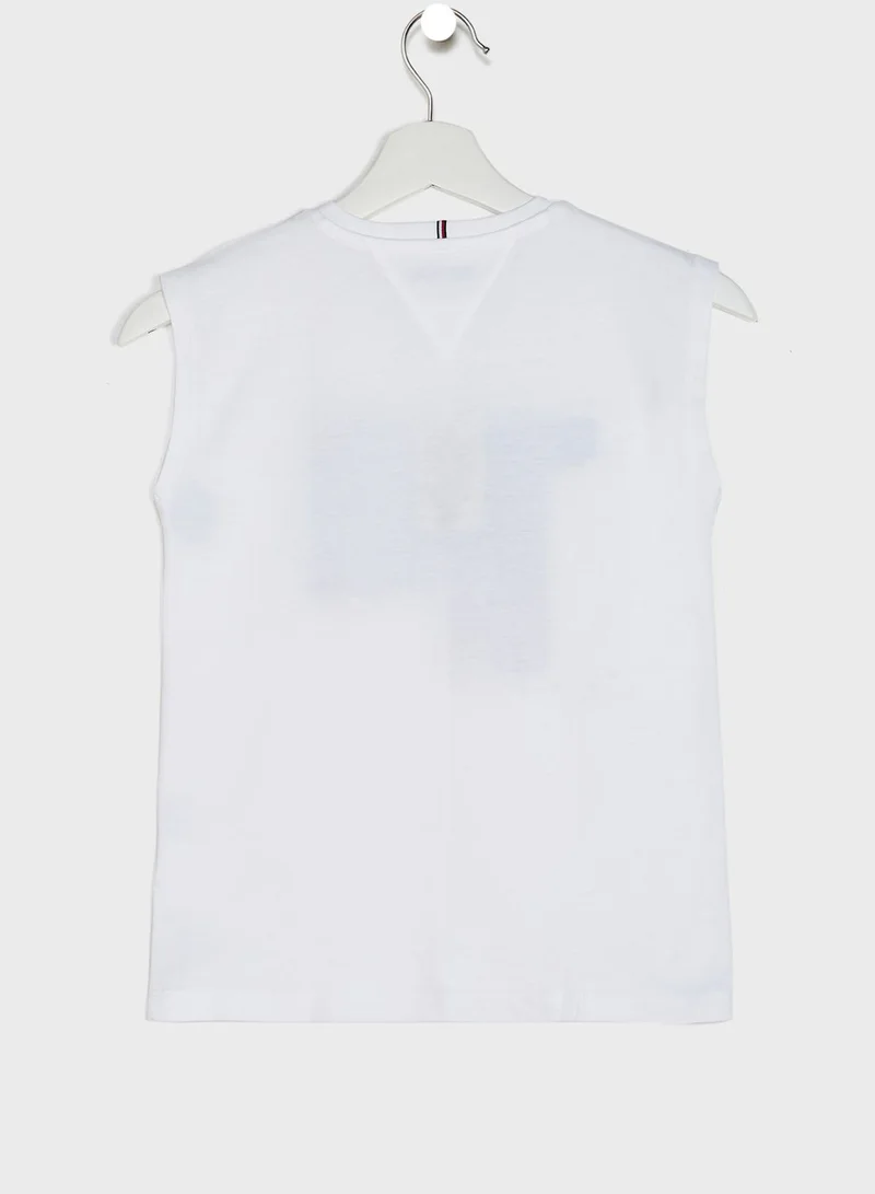 TOMMY HILFIGER Youth Hawaii Surf Print T-Shirt