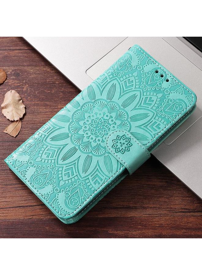 S-TOP Case For OPPO Reno13 Pro Global Embossed Sunflower Leather Phone Case - Image 2