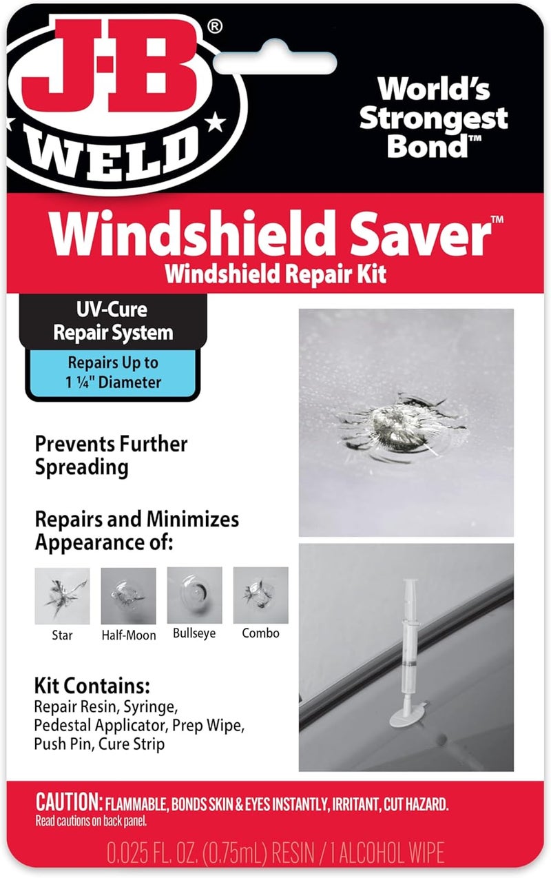 جي- بي ويلد مجموعة إصلاح J-B Weld 2100 Windshield Saver، 2 أونصة سائلة - Image 1