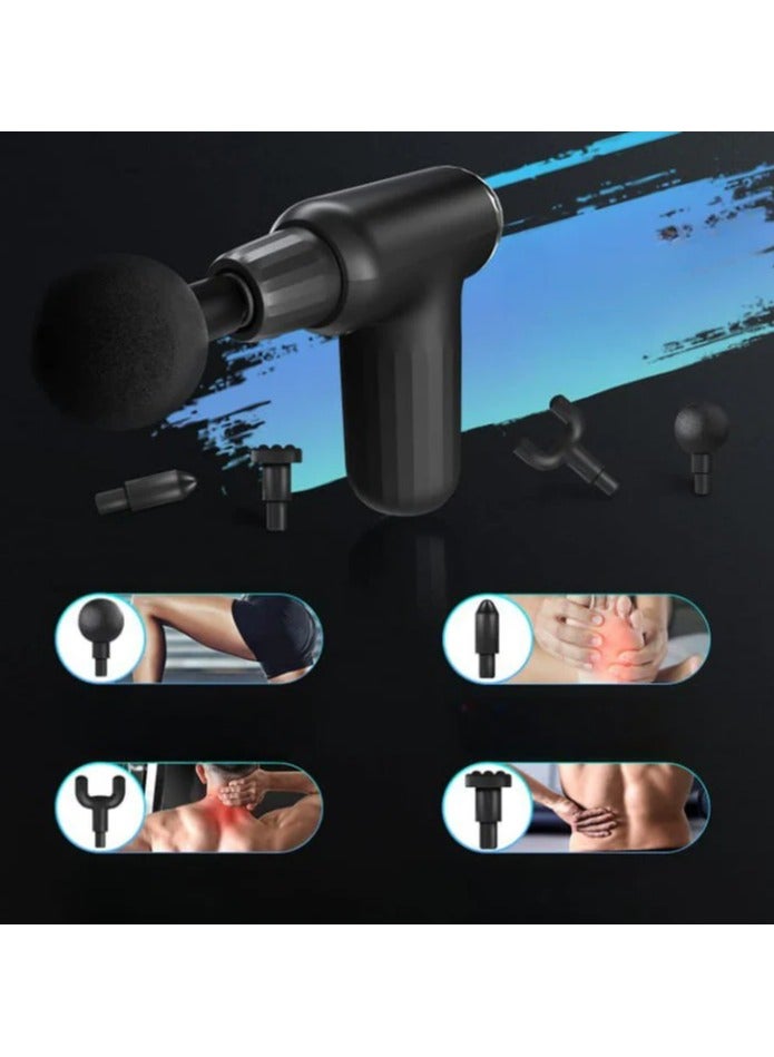 Bless Night FH-820 Muscle Massage Gun – 6-Speed Deep Tissue Therapy, 4 Interchangeable Heads, 1800mAh Battery, Portable Recovery Device - Image 2