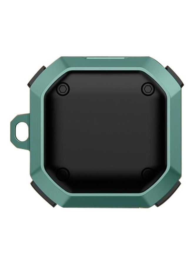 غطاء حماية لسماعة الأذن سامسونج جالاكسي بادز برو لايف. أخضر/أسود