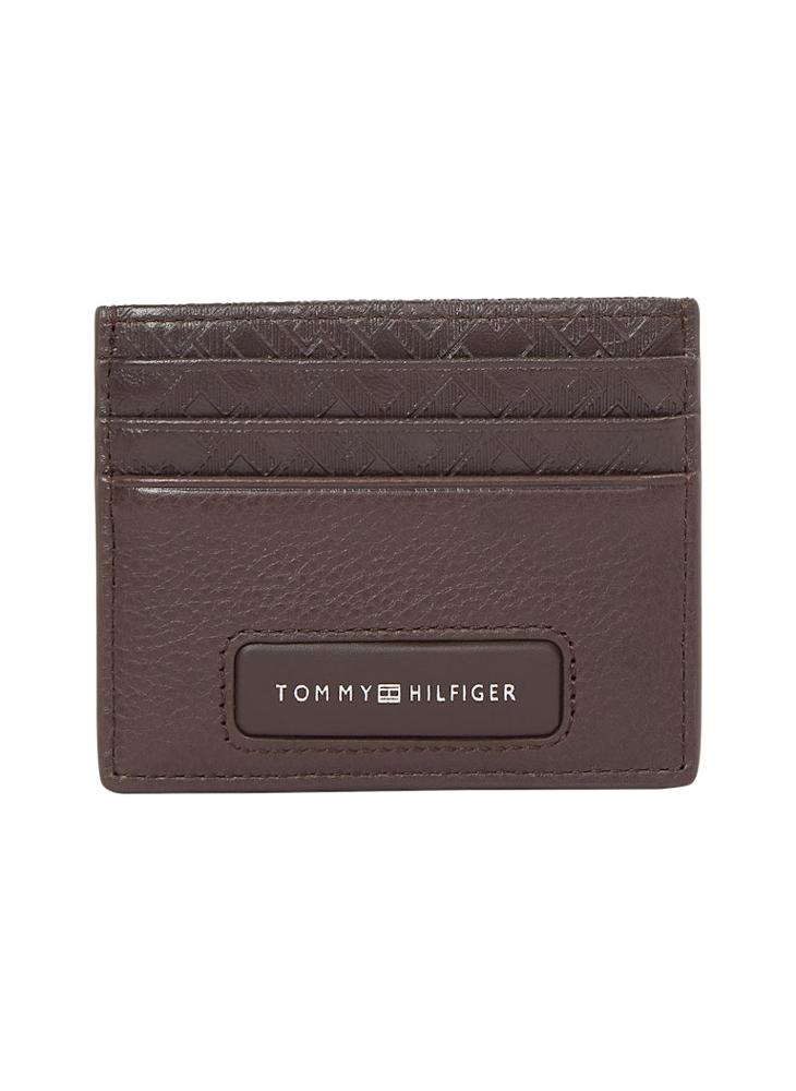 TOMMY HILFIGER MONOGRAM LEATHER CARDHOLDER  - Image 1