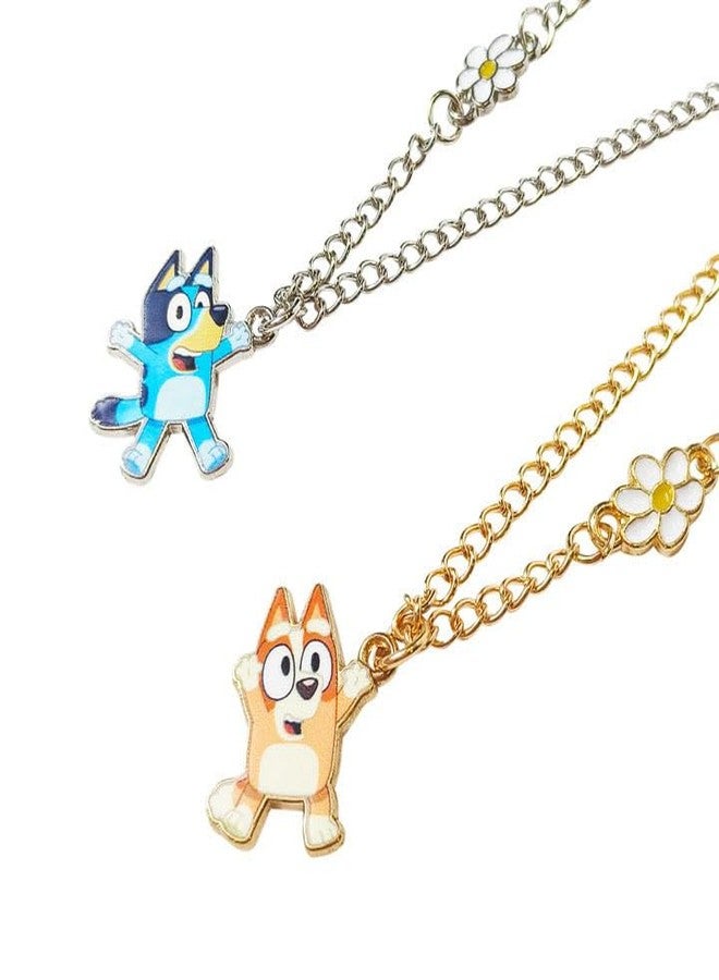 LUV HER Bluey and Bingo BFF Necklace Set, Girls Friendship Gift for Ages 6+ - Image 1