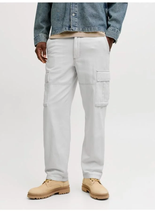 Contrast Loose fit cargo pants