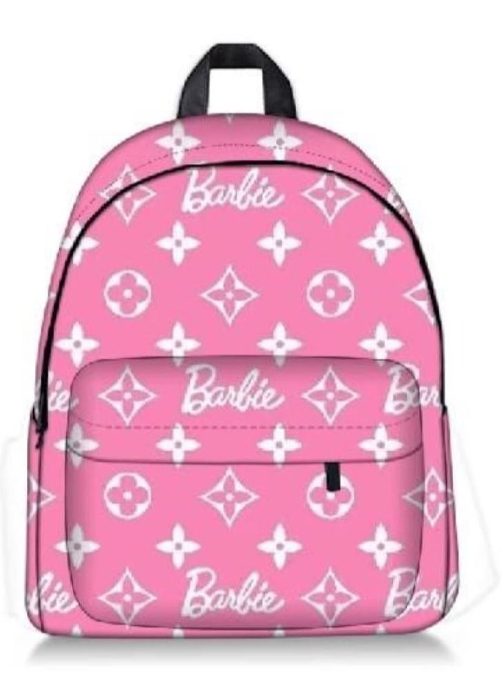 Barbie 2023 Barbie Applique Detail Backpack with Zip Closure and Adjustable Straps - Image 1