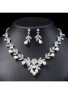 2-Piece Elegant Retro Necklace and Earrings Set