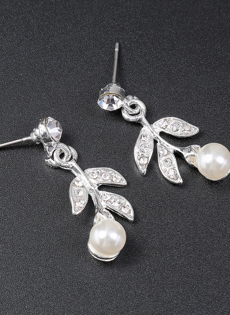 Sharpdo - 2-Piece Elegant Retro Necklace and Earrings Set - Image 1