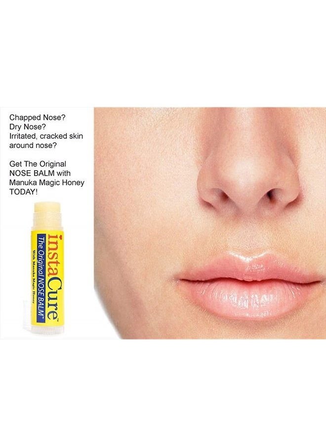 Insta Cure - Fast Relief for Cracked, Dry and Sore Noses! InstaCure's Original Nose Balm with Raw Manuka Honey, Plus Coconut Oil, Shea Butter and Other Certified Organic Ingredients. Great Topical for Dogs' Noses! - Image 1
