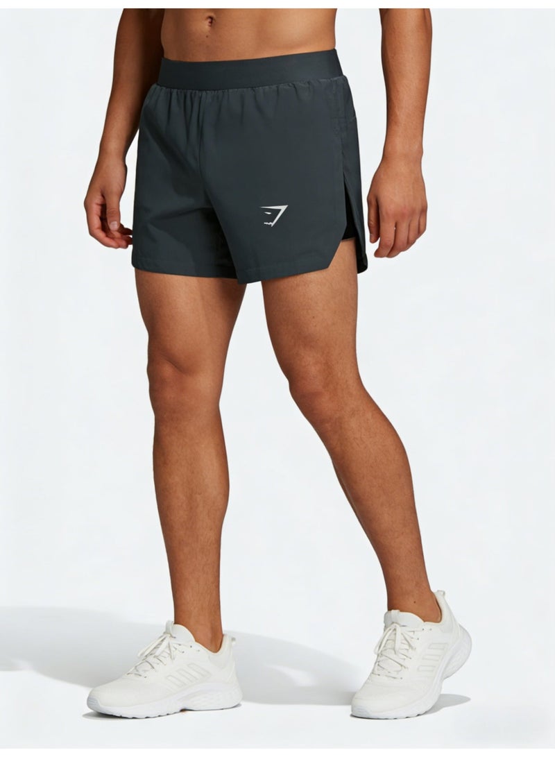 جيمشارك شراويل رياضية Gymshark للرجال باللون الرمادي الفحمي سريعة الجفاف - Image 3