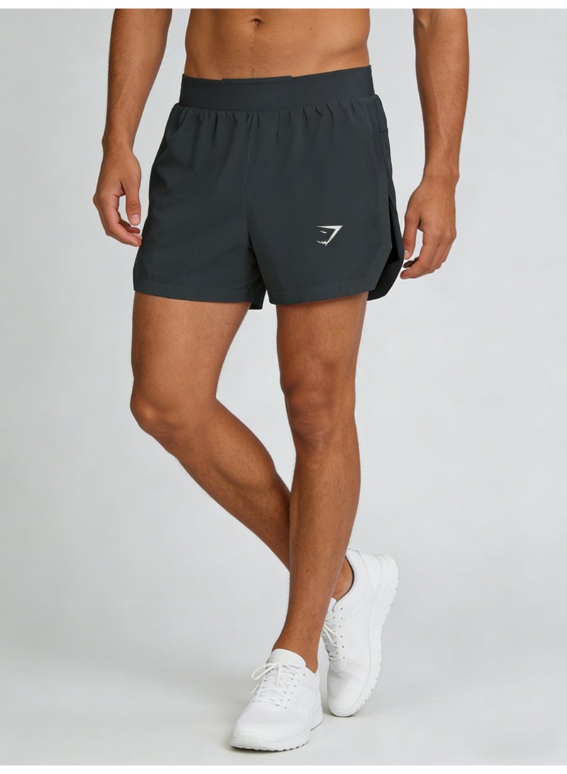 جيمشارك شراويل رياضية Gymshark للرجال باللون الرمادي الفحمي سريعة الجفاف - Image 5