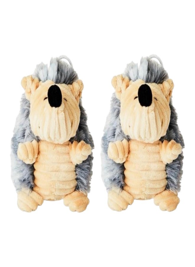 Buddy Hedgehog Squeaky Dog Toy - Fuzzy Hedgehog Plush Toy, Stuffed Dog Hedgehog Toy, Hedge Hog Toy for Dogs.(Pack of 2) - Image 1