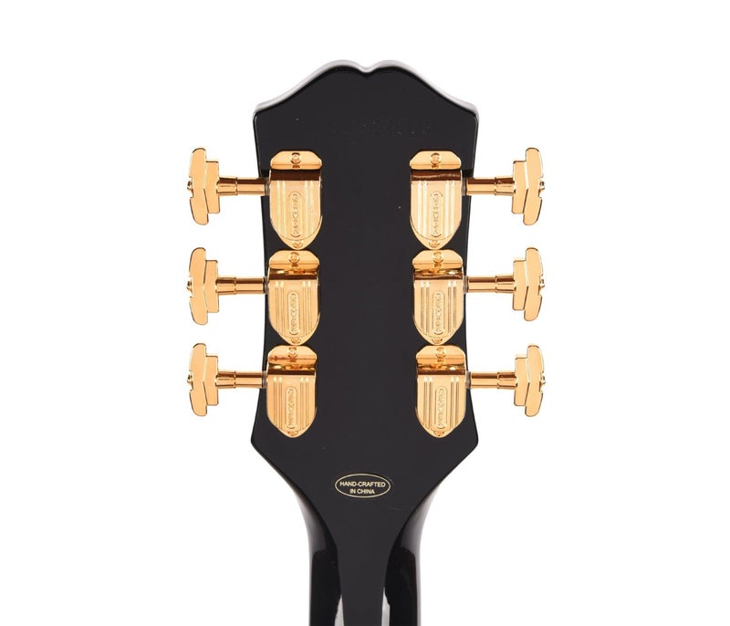 Epiphone EIJBLPCBGB1 Artist Joe Bonamassa '59 Les Paul Custom Electric Guitar - Antique Ebony - Image 5