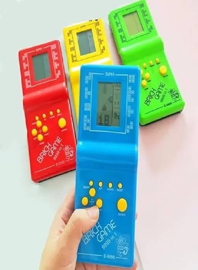 جهاز ألعاب محمول كلاسيكي بنمط أتاري، 9999 لعبة في 1، لون أزرق - Image 1