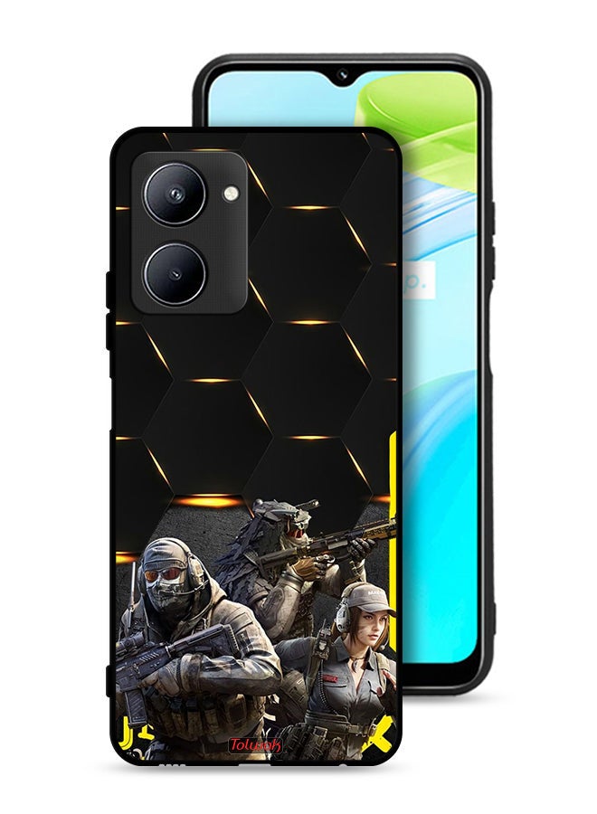 Tolwak Realme C33 Protective Case Cover Cyberpunk Wallpaper - Image 1