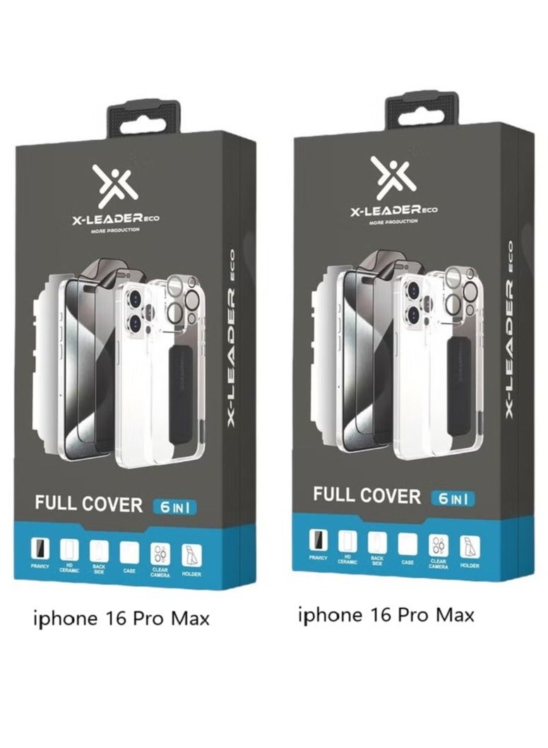 x-leader X-LEADER ECO 6 in 1 Full Protection Package for Modern Devices, iPhone 16 Pro Max - Image 1