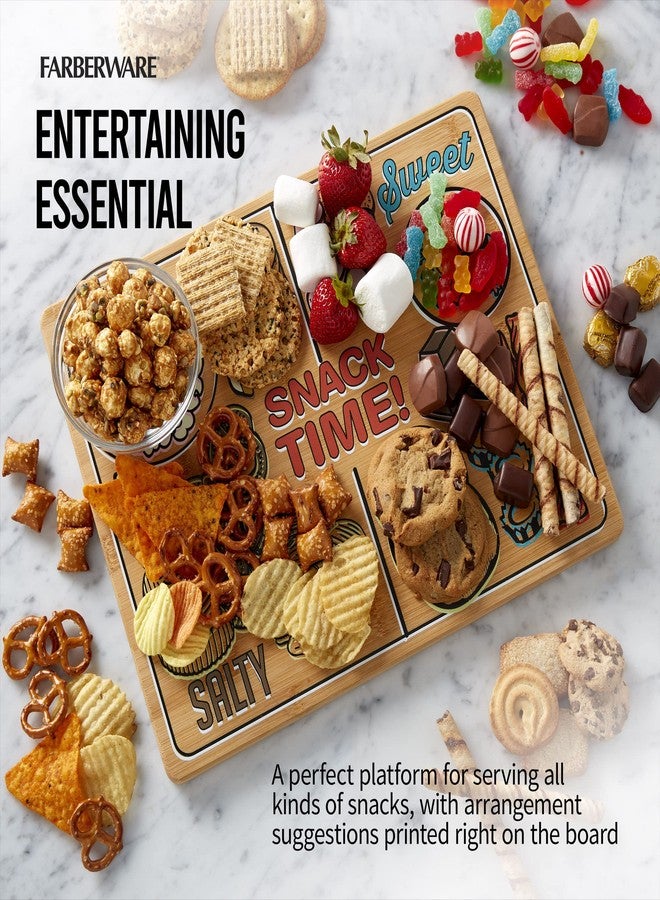 فاربرواير لوح تقطيع فاربروير سناك تايم، مقاس 11 × 14 بوصة، مصنوع من الخيزران - Image 5