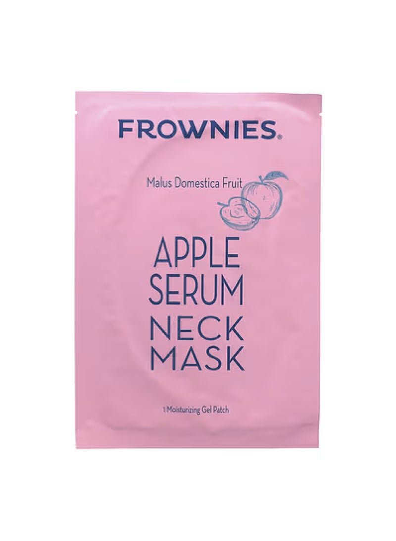 قناع تجميل الرقبة بسيروم التفاح، رقعة جل واحدة