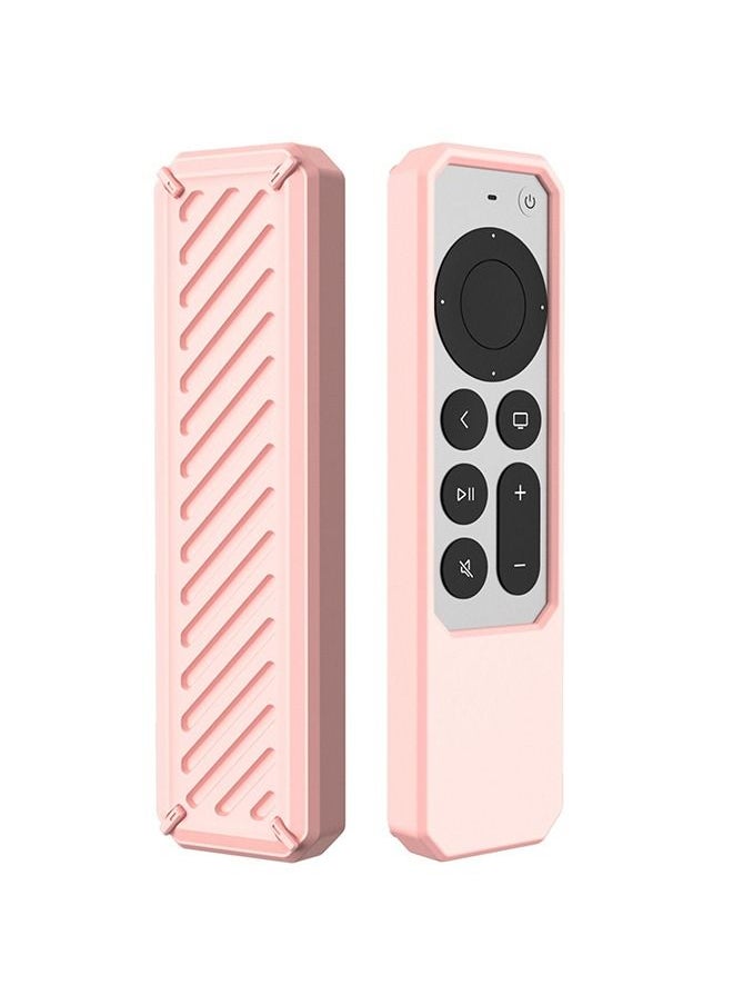 O Ozone Remote Cover for New Apple TV 4k 2nd Generation Case Light Pink 