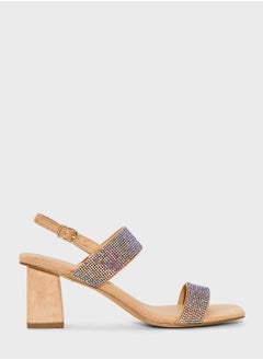 MENBUR Ankle Strap Mid Heel Sandal  - Image 1